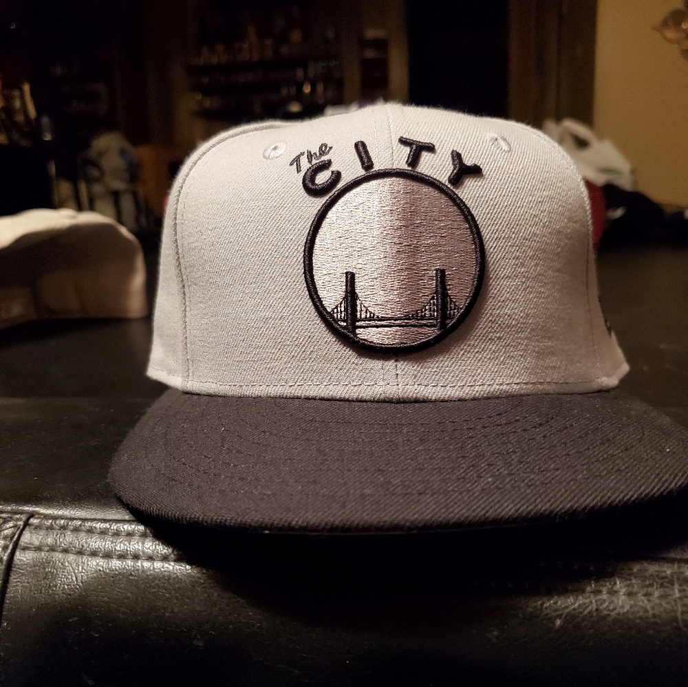 New era fitted Warriors hat